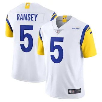 mens nike jalen ramsey white los angeles rams alternate vap